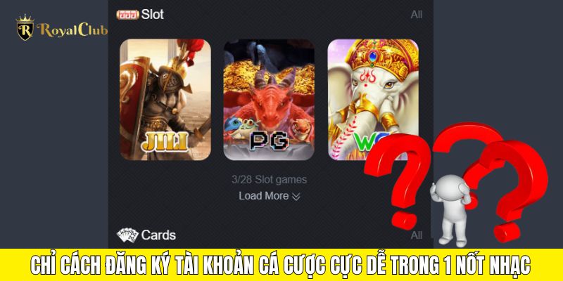 Chỉ cách đăng ký tài khoản cá cược cực dễ trong 1 nốt nhạc