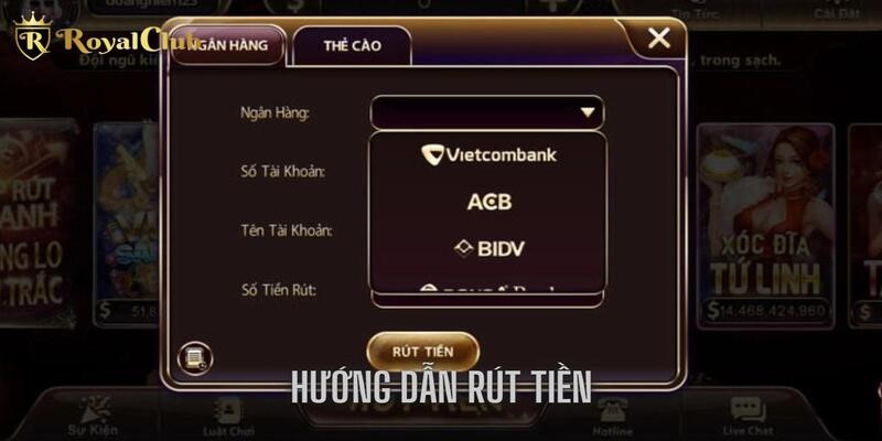 Các bước hướng dẫn dành cho thành viên RoyalClub